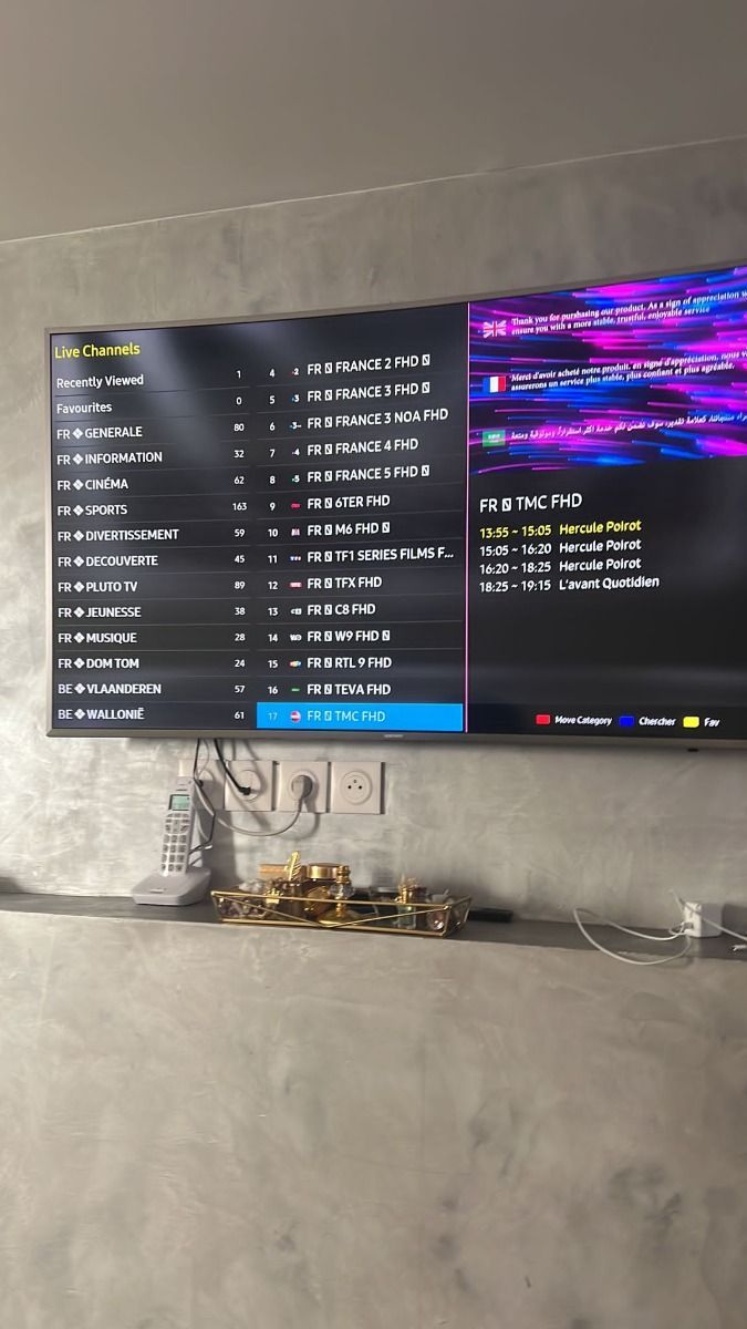 Customer feedback photo from David M verified IPTV user